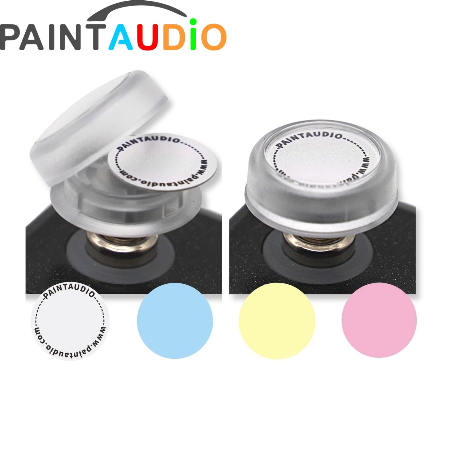 PAINTAUDIO Footswitch Topper Plastic Knob Footswitch Protector for Guitar Effect Pedal 12PCS