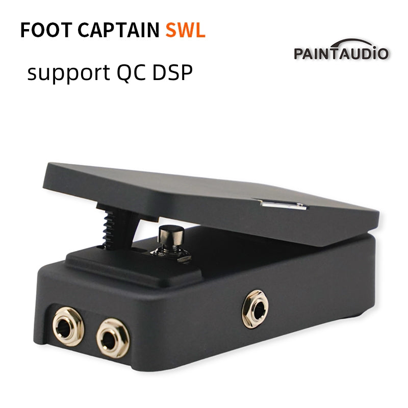 PAINTAUDIO Foot Captain SWL/SWM Dual Outputs Expression Pedal Multi-effects Compatible for Tip/Ring Connection