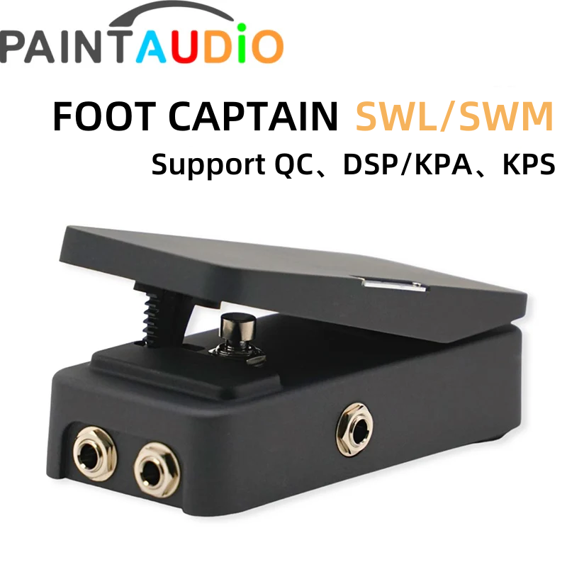 PAINTAUDIO Foot Captain SWL/SWM Dual Outputs Expression Pedal Multi-effects Compatible for Tip/Ring Connection